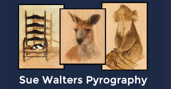 Sue Walters Pyrography. Australian Razertip pyrography dealer.
