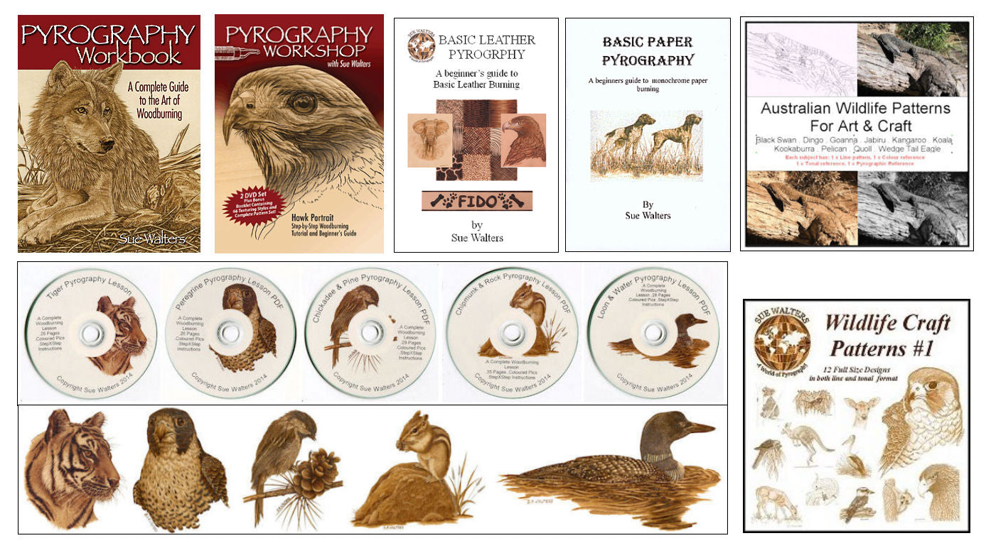 Pyrography Education Discount Pack 2 – Sue Walters Pyrography