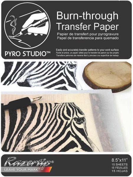 Burn Through Transfer Paper - 15 Pack – Sue Walters Pyrography